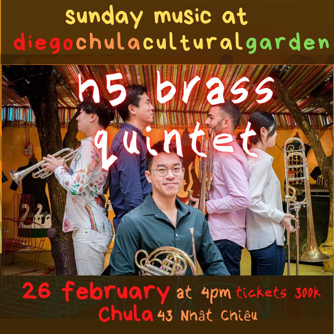 Sunday February 26th </br> "H5 Brass Quintet"
