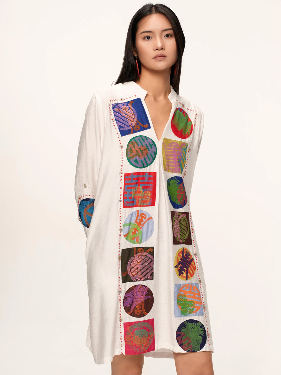 Stamp Mosaic Dress